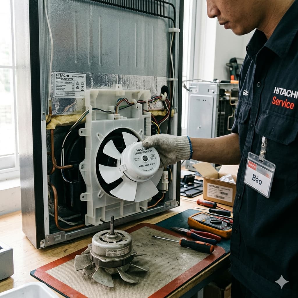 Sửa chữa bảo hành máy giặt Hitachi 