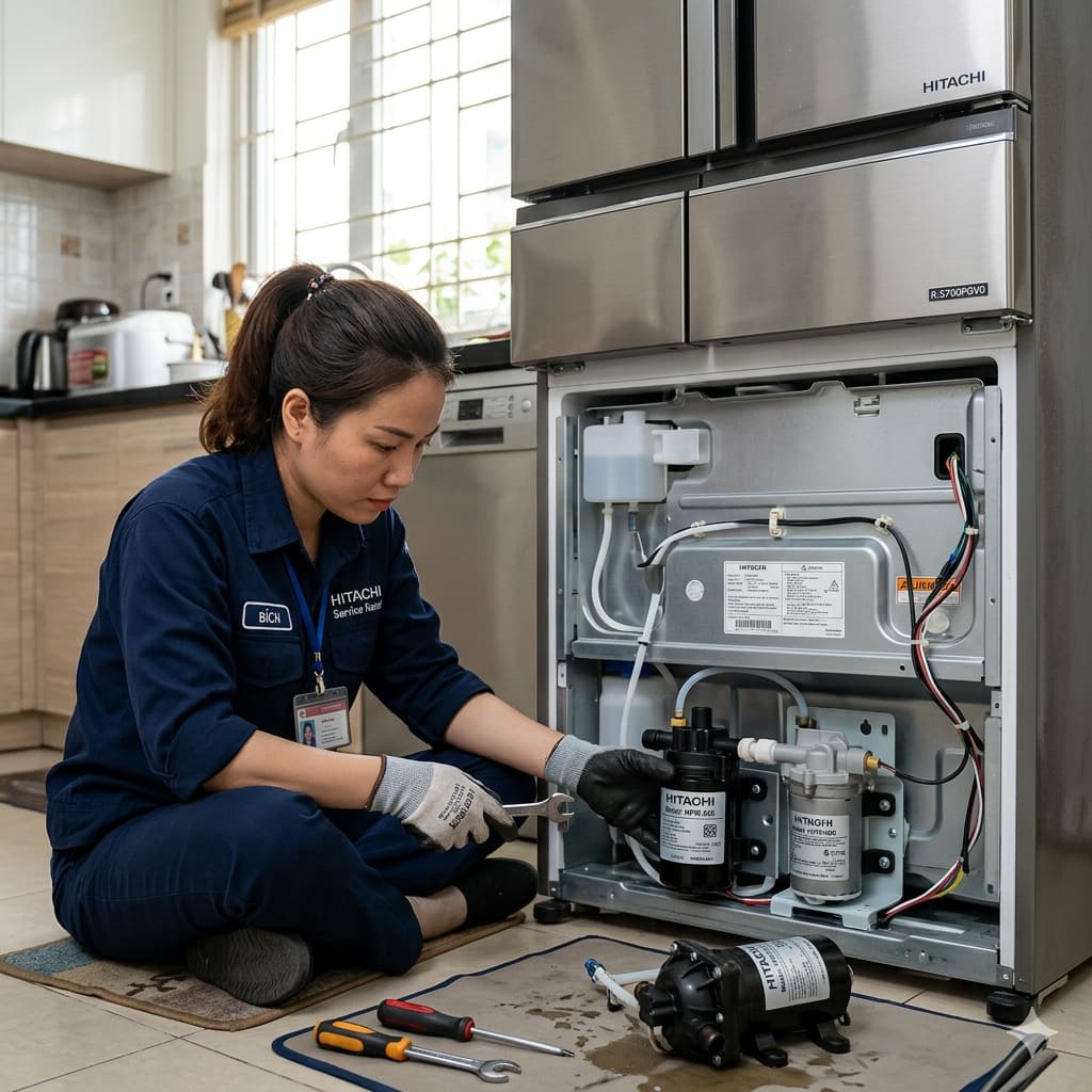 Sửa chữa bảo hành robot hút bụi Hitachi